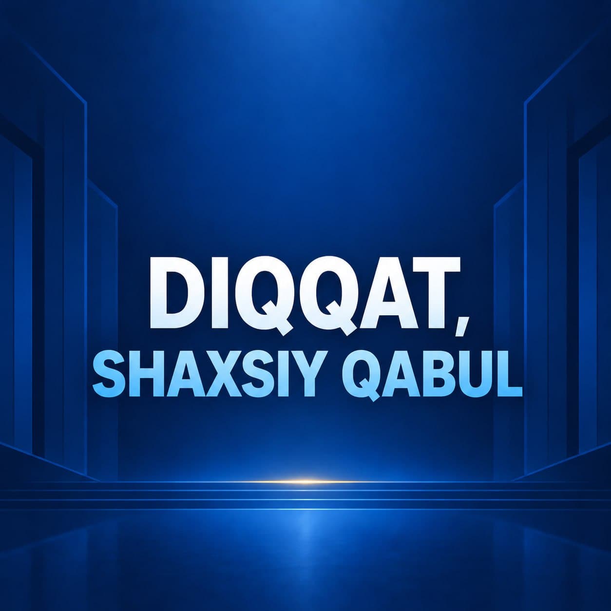 Xalq qabulxonasida uchta qabul bo‘lib o‘tadi